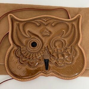 [LIMITED] Louis Vuitton Vernis Pochette Conte de Fees Owl mini shoulder bag